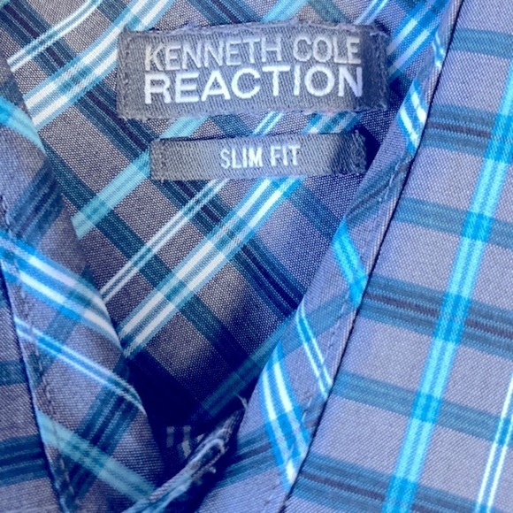 Kenneth‎ Cole Reaction Dress Shirt Slim Fit 17 34-35 - Picture 3 of 5